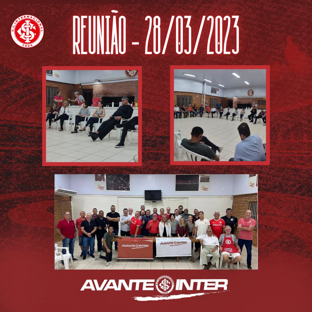 avante_inter's tweet photo. Reunião importante e produtiva... Seguimos trabalhando firme, fortes, unidos, sempre pensando exclusivamente no futuro do nosso Clube e pela volta dos tempos de Glórias... Seguimos... Avante Inter!!! https://t.co/HxIUZlFKgW