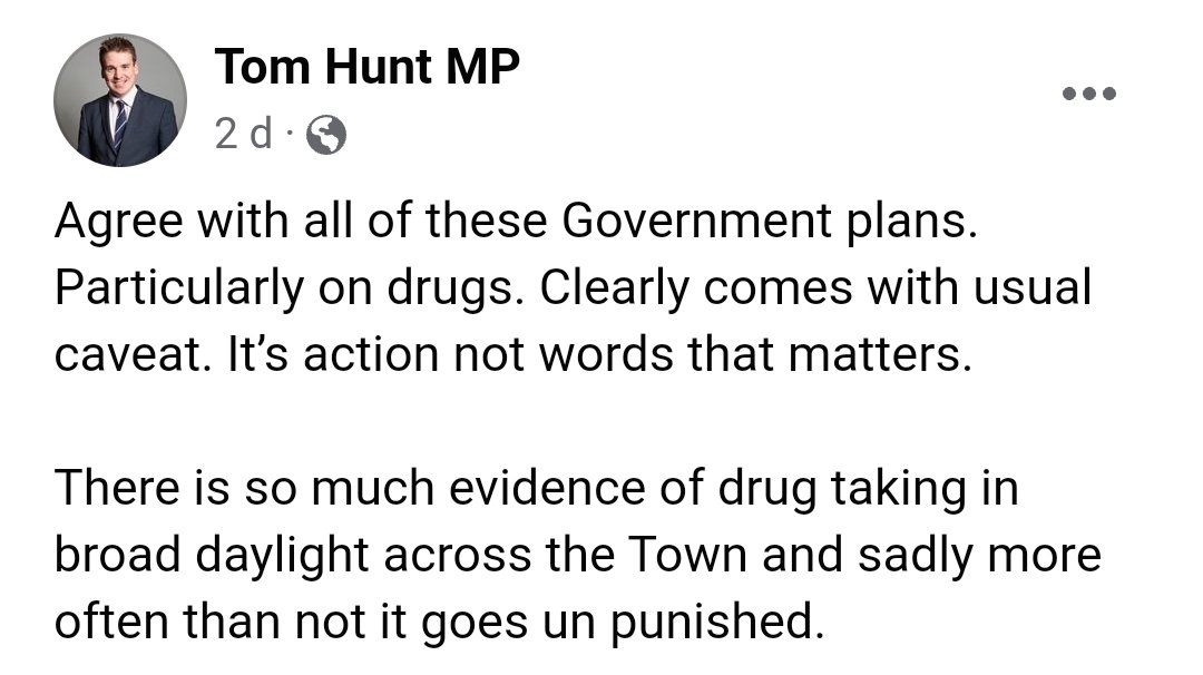 TomHuntFanClub's tweet photo. Wait until Tom finds out about drug taking in parliament and Jean finds out there are fewer soldiers thanks to the Conservatives. https://t.co/sKVjQTtcs5