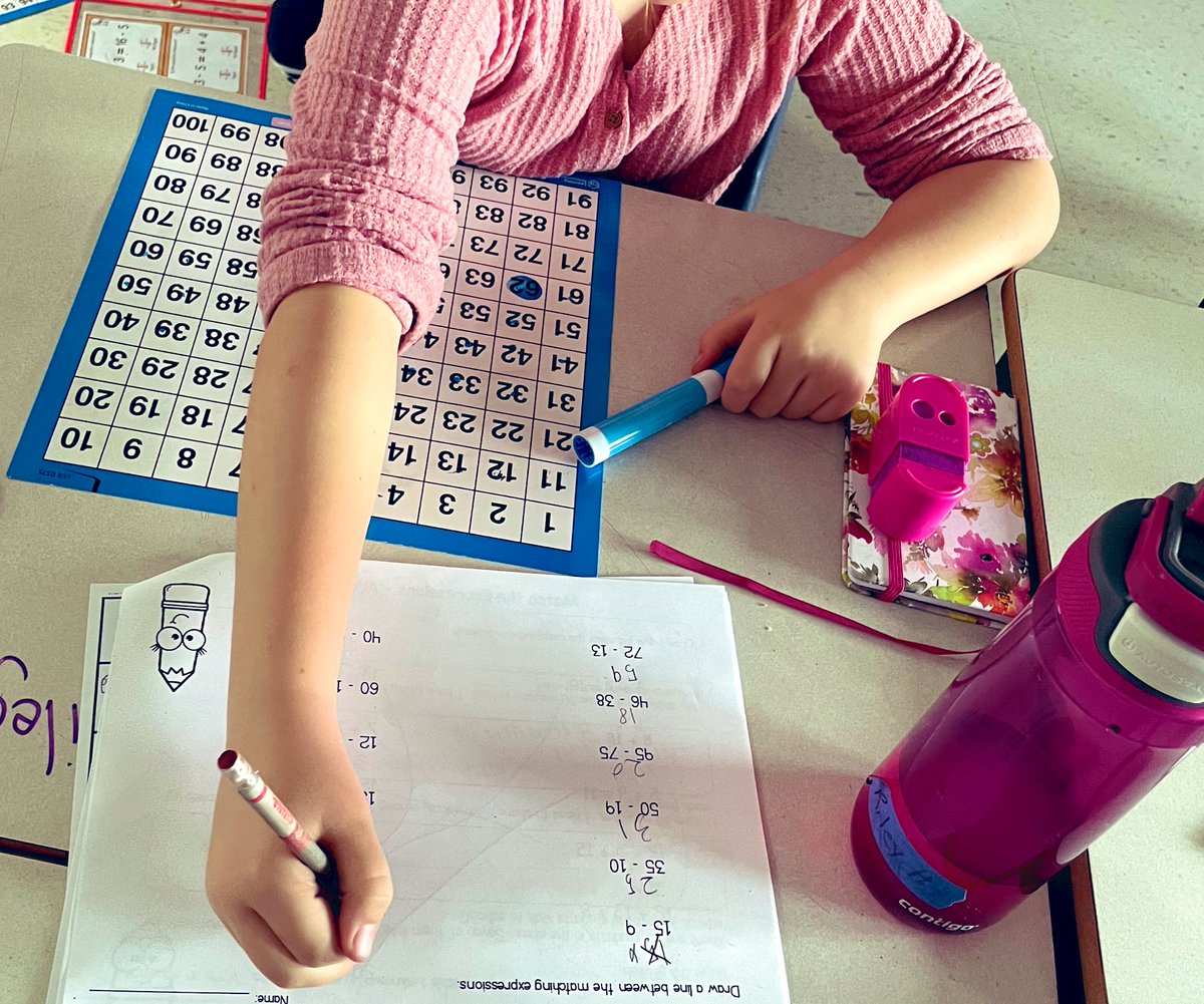 msboyerscabin's tweet photo. We’ve been working on different strategies for solving equalities and inequalities… they now just grab what they need and I AM SO PROUD OF THEM!  Way to go @HCentennialPS @OCDSB https://t.co/9e6RN9kouX