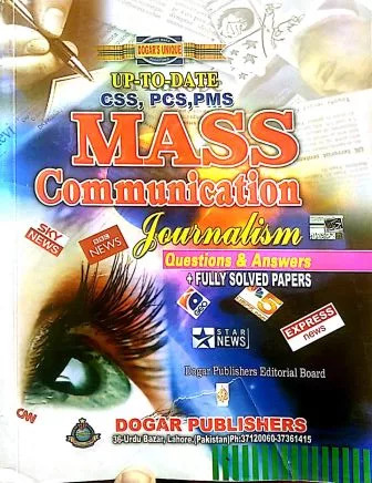 thecssbooks's tweet image. Mass Communication Journalism

Mass Communication Journalism Questions and Answers By Dogar Publishers

Mass Communication Journalism is the process of disseminating information to a large audience through various channels of communication. #CSSBooks

bit.ly/3ZlPRiU