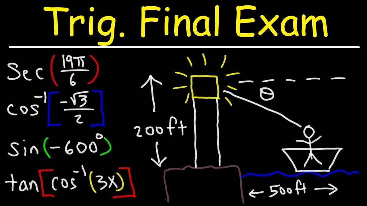 OrgoChemTutor21's tweet photo. Trigonometry Final Exam Review:
https://t.co/gPdcWRQMMI
Full 2 Hour Video:  https://t.co/HsQEdBGXUp https://t.co/g8DSpVaEKU