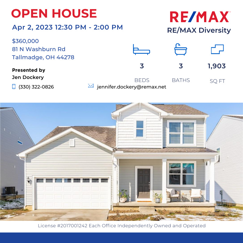 JenDocRealtor's tweet photo. Welcome to this beautiful 2022 Oakdale colonial in the highly coveted Tallmadge Reserves. From the inviting front porch, you can step inside...

Click here for details:
https://t.co/q0an5jICUt https://t.co/XwqSQhqt5e