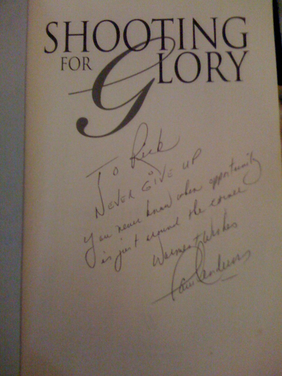 RickSmi10865524's tweet image. Thank you so much it means alot he also signed his book Shooting for glory to me when i lost my hand and he gave that inspiration to play hockey again and win for Team Canada in 2002 Par Olympics with hard work and designing skates hand adaptor  check my profile .