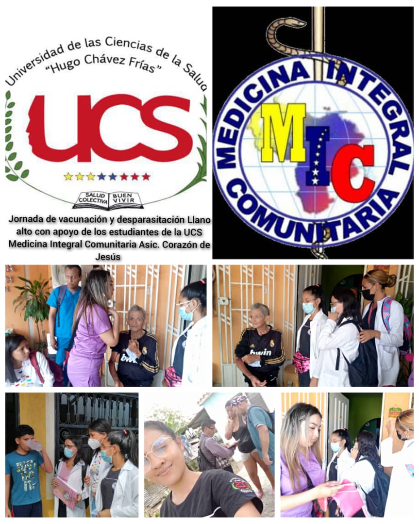 Jornada de vacunación y dispensarización Llano Alto, ASIC Corazón de Jesús, estado #Barinas; con el apoyo de estudiantes de Medicina de la UCS.

🇨🇺#CubaPorLaVida👏 #CubaCoopera 👏 #UnaMejorJuventud

<a href="/cubacooperaven/">Brigada Médica Cubana en Venezuela</a> <a href="/MinSaludVE/">MPPSalud</a> <a href="/MagaGutierrezV/">Magaly Gutiérrez Viña</a> @CubacooperaveB6  <a href="/OfiUcs/">Ucsoficial</a>