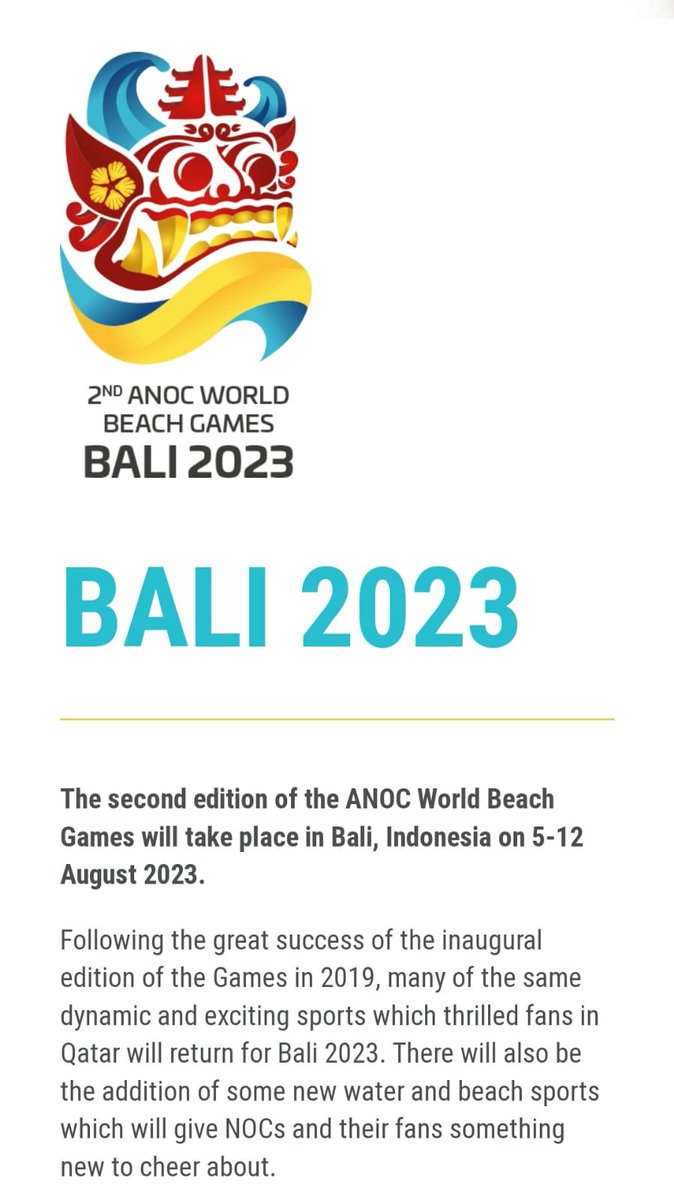 Agustus, Bali jadi tuan rumah World Beach Games 2023. Kontingen Israel ikut serta, belum mengumumkan mengundurkan diri.

Kita lihat, apakah politikus2 itu akan kembali menggunakan jargon2 bombastis utk melakukan penolakan pd atlet Israel?

Atau cuek krn tak sepopuler sepak bola?
