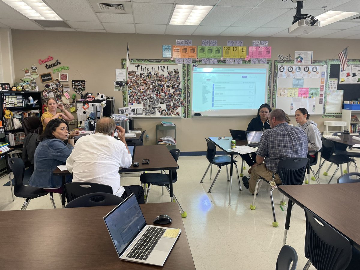 5th grade teachers <a href="/NISDFields/">Fields Elementary</a> used data to build different questions types for specific TEKS and add them to an item bank in Schoology. <a href="/BMorantes13/">Bethany Morantes</a>