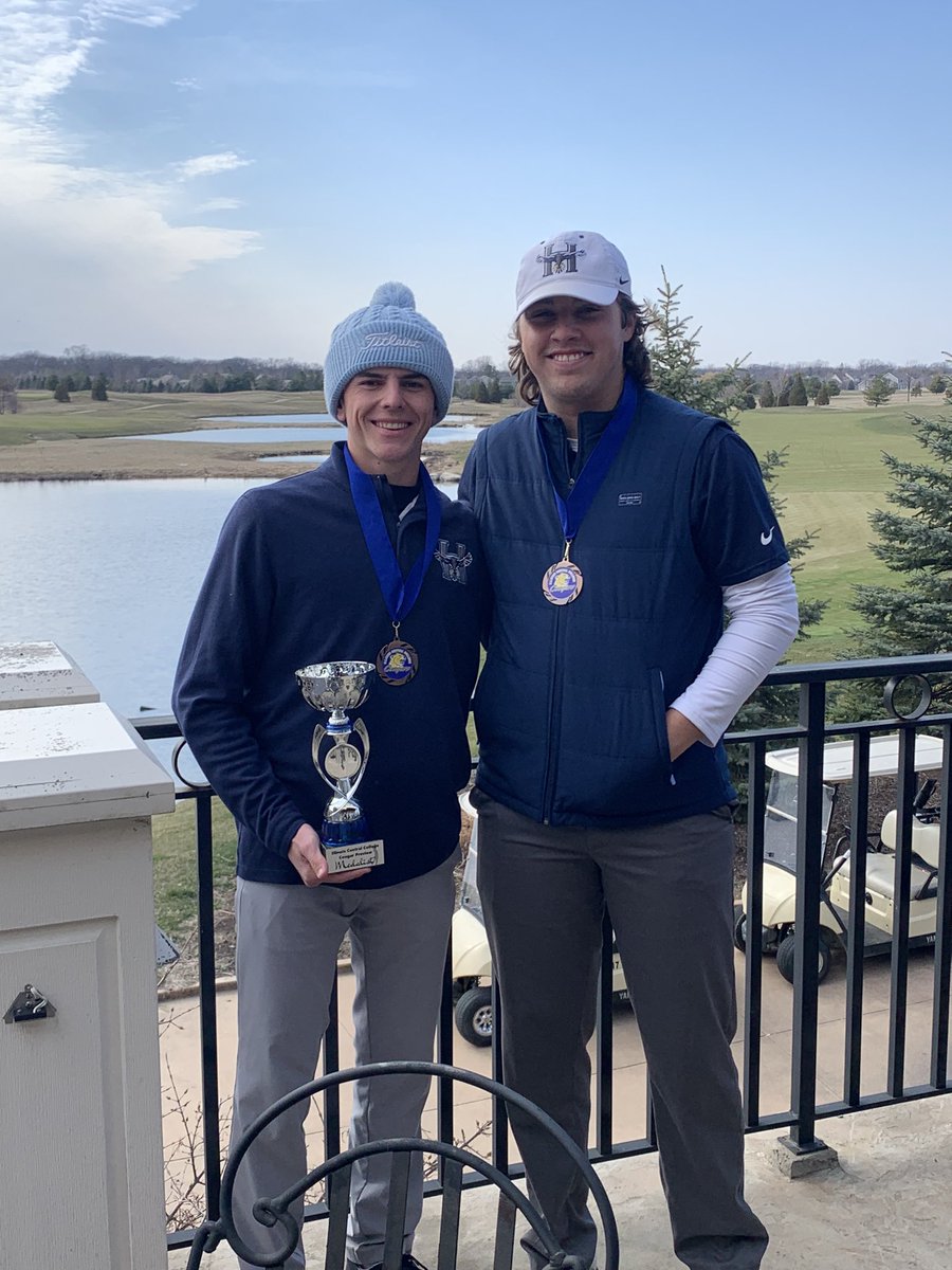 <a href="/HeartlandCCgolf/">Heartland Golf</a> Hawks post 292 on day 2 for a 12 shot victory at the ICC Cougar Spring Preview. Mason Minkle fires -4 (67) bring home the Individual title. Chase Laack places 5th. #humhawks