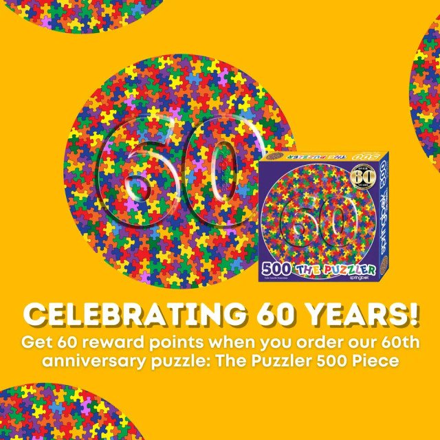 SpringbokPuzzle's tweet image. The puzzler is back in stock!  Put yourself to the test and receive 60 reward points when you order our 60th anniversary puzzle: The Puzzler 500 piece. 
#puzzle #puzzler #happypuzzling

Shop this puzzle here:
springbok-puzzles.com/the-puzzler-50…