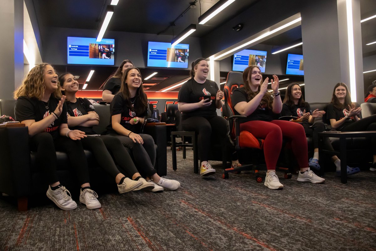 carthagesports's tweet photo. Kenosha ✈️ Lansing 

@Carthage_WBowl is heading to the 2023 NCAA National Collegiate Women's Bowling Regional in Lansing, Michigan after taking home the program's first CCIW Tournament Championship 

More info: https://t.co/WvyPxeZht5

#FuelTheFlame | #BirdsOnTop https://t.co/xWmWGlBER4