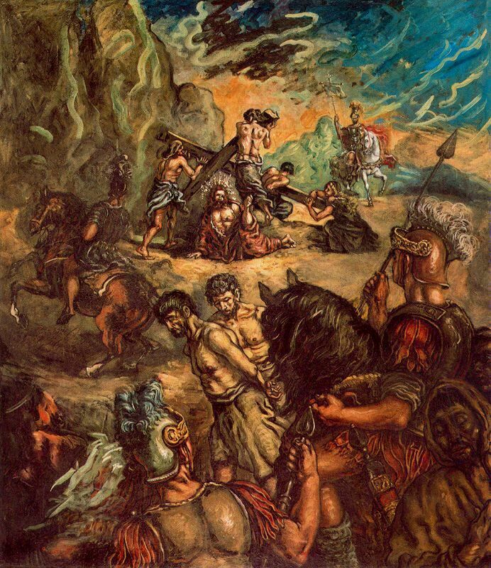 philhellenism_'s tweet photo. The Fall, 1913 #neobaroque #giorgiodechirico https://t.co/Dcq7Mm1AC1 https://t.co/IYj9zQcxKU