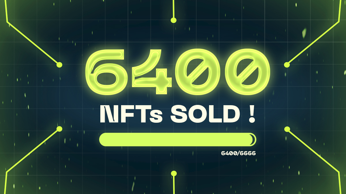 playstables's tweet photo. 6400 NFTs SOLD 🔥

Okay, you're way too fast Racers, I just can't follow with the tweets 😇 

@tezos #tezos https://t.co/D9k85K8Seb