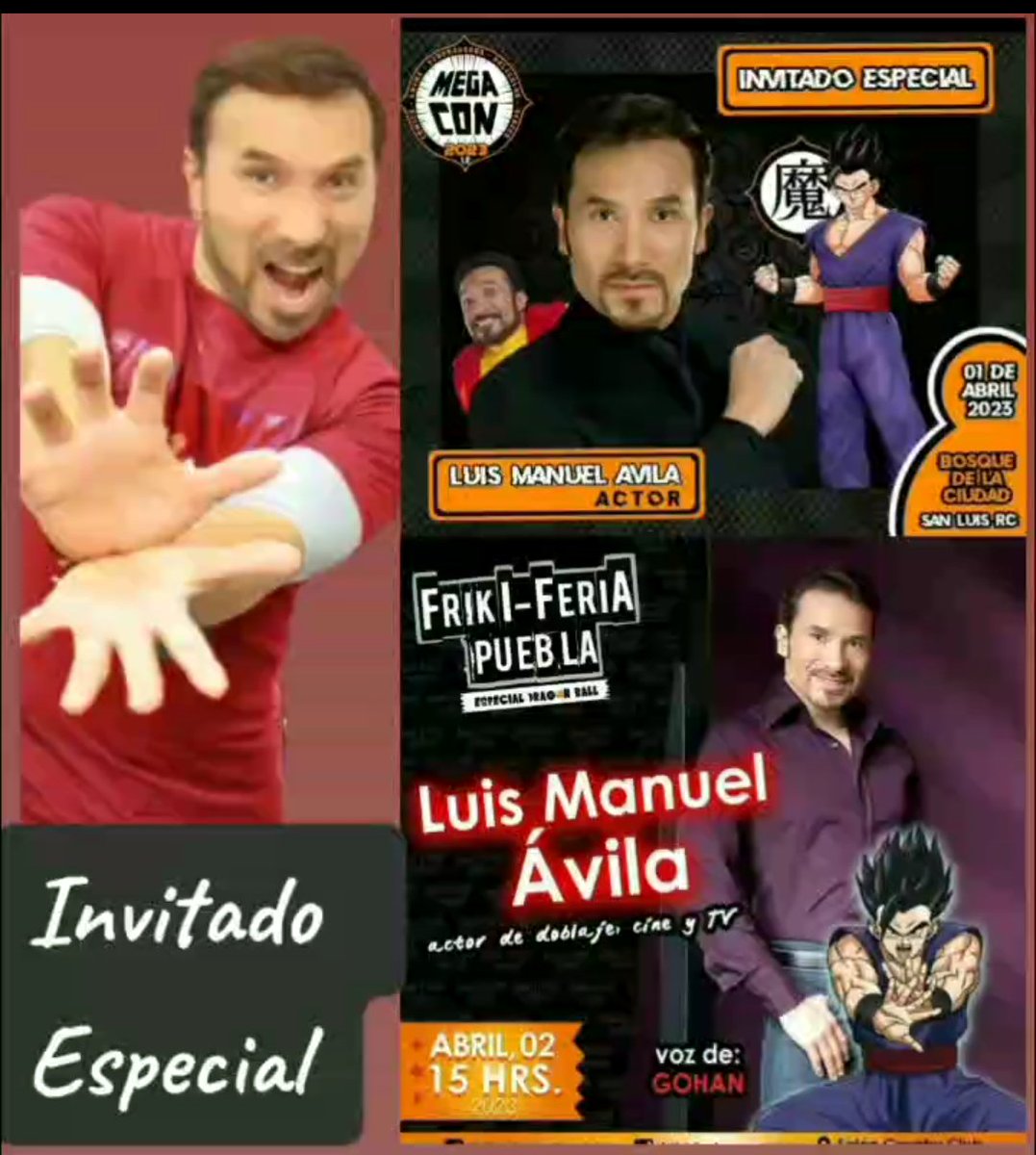 santoslinamaria's tweet photo. Un fin de semana lleno de emoción el 01 y 02 de abril con el invitado especial @AvilaLuisManuel . En Sonora #SaLuisRioColorado y en #Puebla #vozlatinadegohan #vozdegohan https://t.co/AjrVIq7RHp