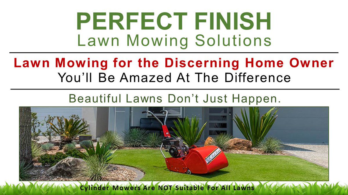 Nothing beats the presentation of a beautifully crafted Cylinder Cut Lawn.
Beautiful lawns don’t just happen, they are worked and sculptured. 
We offer lawn mowing for the discerning homeowner. 
Start enjoying your weekends again.
#BeautifulLawns #Lawn #CylinderMowers #LawnCare
