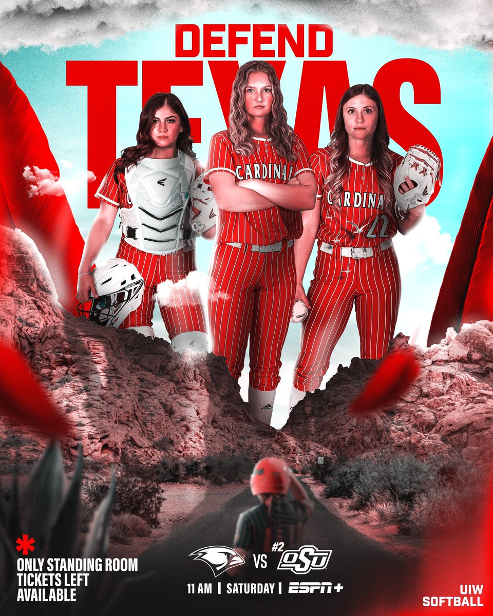 UIWSoftball's tweet photo. It’s a matchup against Oklahoma State University that you don’t want to miss.
Only standing tickets remain, buy your tickets now‼️
⬇️⬇️⬇️
https://t.co/cJhoNnS5wA
#TheWord #GoCardnials https://t.co/LE3aQyJCqx