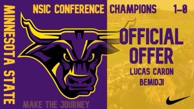 After a great conversation with ⁦<a href="/CoachHJones/">Houston Jones</a>⁩ I’m extremely excited to announce my first college offer from Minnesota state Mankato!!!  ⁦@hoffner_todd⁩ ⁦<a href="/BemidjiFB/">Bemidji HS Football</a>⁩