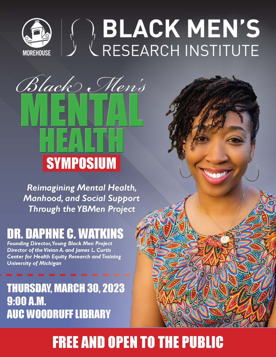 Morehouse Black Men's Research Institute tweet media