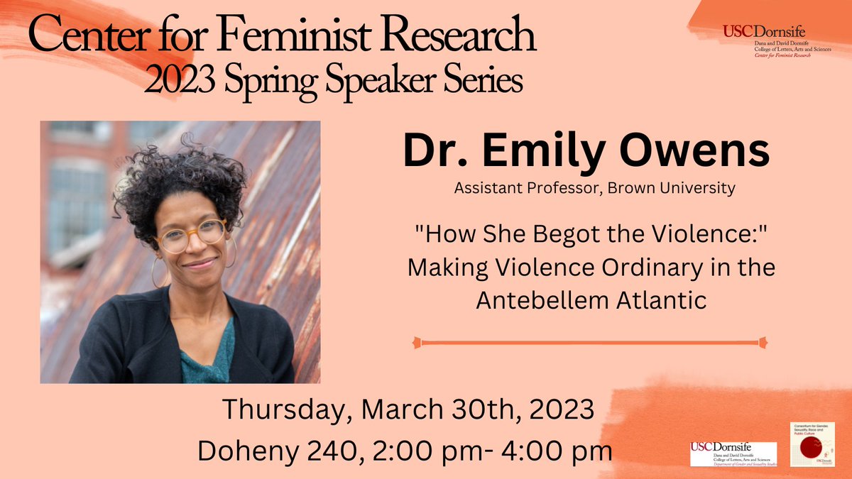 USC_CFR's tweet photo. Tomorrow! Dr. Owens from @BrownUniversity will share their insightful &amp; incredible work. 
2PM-4PM @USCLibraries Doheny 240.
.
.
.
@USC_GSS @usc_consortium @Latinx_USC https://t.co/4FsmXzNVZw