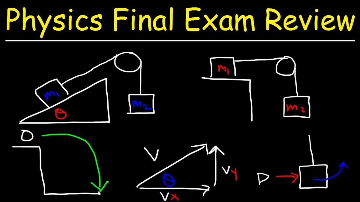 OrgoChemTutor21's tweet photo. Physics Final Exam Review:
https://t.co/xD1SVGMZLB
Full 6 Hour Review:  https://t.co/a8aofSUgR2 https://t.co/OTovbZdEy9