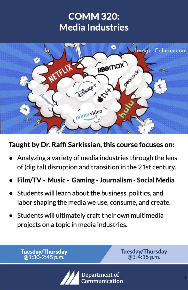 CNUComm's tweet photo. It is registration week for #CNUcaptains
Looking for COMM electives?

Check these out... (1/4) https://t.co/nFskbFJuO8