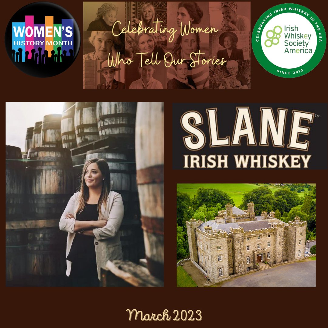 IrishWhiskeyUSA's tweet photo. The final woman highlighted in our 5 part series celebrating women of Irish Whiskey during #WomensHistoryMonth2023
Read about Claire from Slane & our month long promotion.
#irishwhiskey #irishwhiskeyclub #slanedistillery
https://t.co/OqbjwjQIpQ https://t.co/3wm4Va7jZF