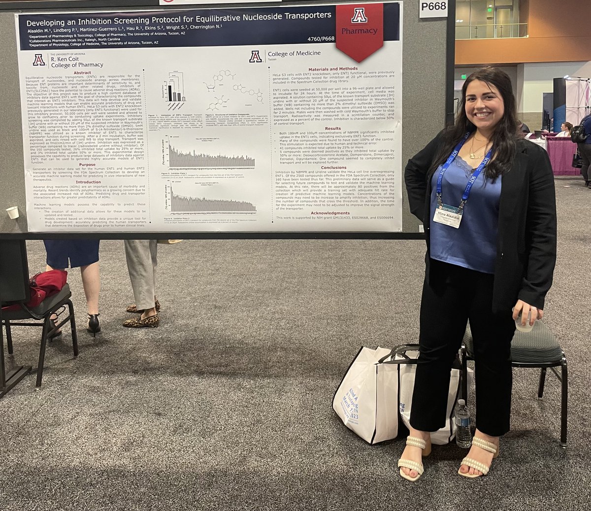 Cherrington_Lab's tweet photo. Lab participation on #SOT2023 undergrads and postdoc from the lab. #RenalToxicity #XenobioticTransporter #LiverDisease https://t.co/Y0y0wNTCvQ