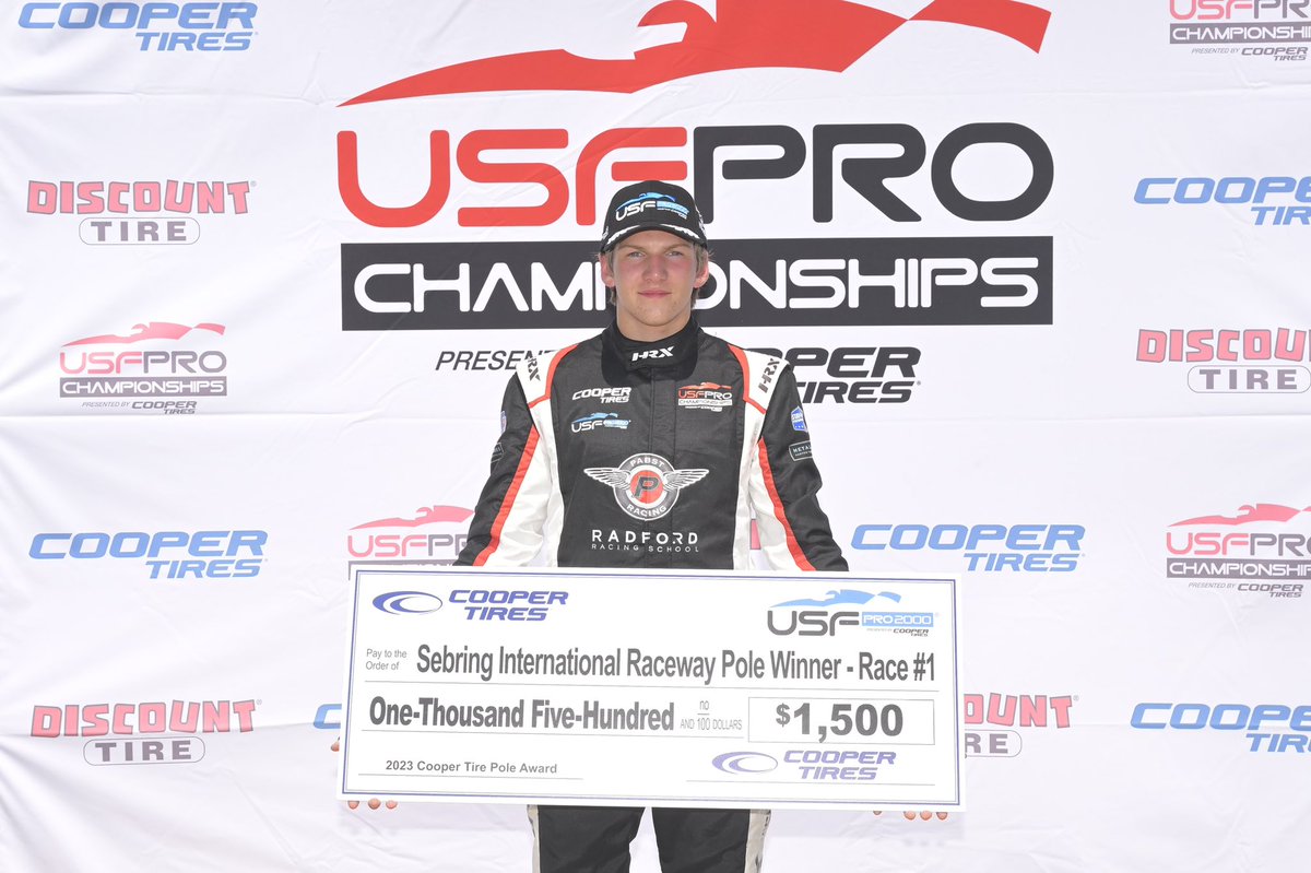 USF Pro Championships (@usfprochamps) on Twitter photo ๐ฐ๐ฐ ๐ฐ AWARD WINNERS FROM SEBRING ๐ฐ๐ฐ๐ฐ
First up โ Cooper Tires Pole Award โฑ๏ธ
โก๏ธ Michael dโOrlando, <a href="/turn3motorsport/">Turn 3 Motorsport</a>
โก๏ธ Jace Denmark, <a href="/PabstRacing/">Pabst Racing</a>
โก๏ธ Simon Sikes (x2), <a href="/PabstRacing/">Pabst Racing</a>
โก๏ธ Joey Brienza (x3), <a href="/ExclAutosport/">Exclusive Autosport</a>
#USFPro | #TeamCooperTire ๐ฐ๐ฐ ๐ฐ AWARD WINNERS FROM SEBRING ๐ฐ๐ฐ๐ฐ
First up โ Cooper Tires Pole Award โฑ๏ธ
โก๏ธ Michael dโOrlando, <a href="/turn3motorsport/">Turn 3 Motorsport</a>
โก๏ธ Jace Denmark, <a href="/PabstRacing/">Pabst Racing</a>
โก๏ธ Simon Sikes (x2), <a href="/PabstRacing/">Pabst Racing</a>
โก๏ธ Joey Brienza (x3), <a href="/ExclAutosport/">Exclusive Autosport</a>
#USFPro | #TeamCooperTire