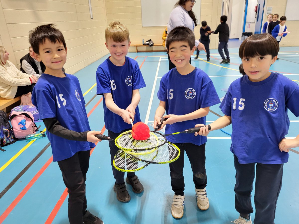 SSPSutton's tweet photo. A big thank you to @NonsuchHSG for hosting our Y3/4 #Racketpack festival. Superb sports leaders offered some excellent technical coaching alongside exuberant support and encouragement! @YourSchoolGames @LdnYouthGames @BadmintonEnglnd https://t.co/xkrAQlH7SQ