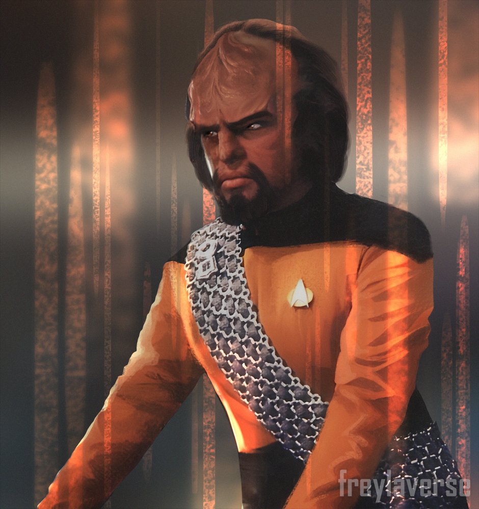 freylaverse's tweet photo. Happy Worf Wednesday #startrek #startrektng #worf #michaeldorn https://t.co/dPMzPRCobU