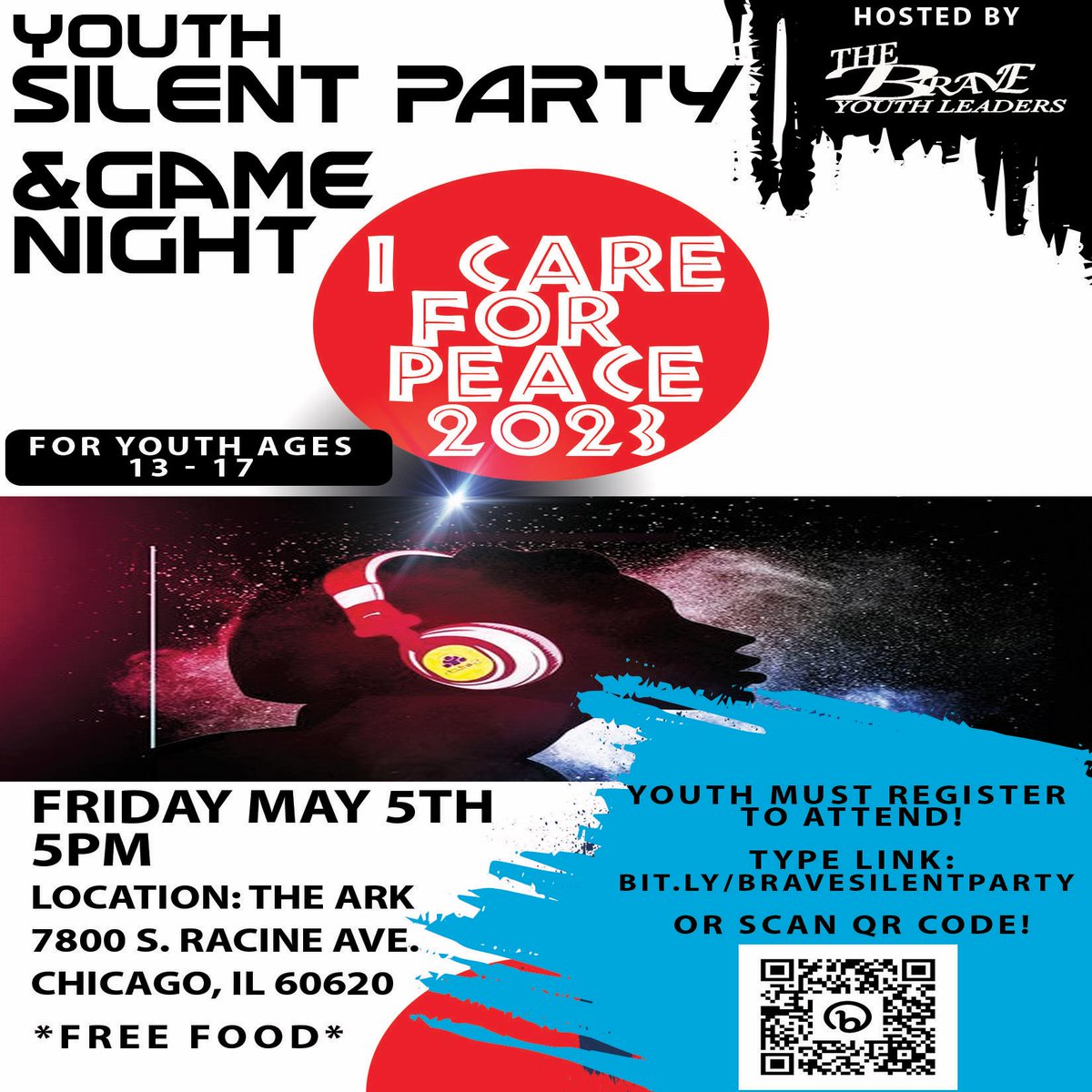 BeBraveChicago's tweet photo. IT’S THAT TIME! 

It’s time for our annual series campaign of youth led peace events: “I CARE FOR PEACE” 2023

Spread the word to as many youth/teens as possible as we are spreading peace &amp; positive vibes!…. https://t.co/LWRsEWmj1V