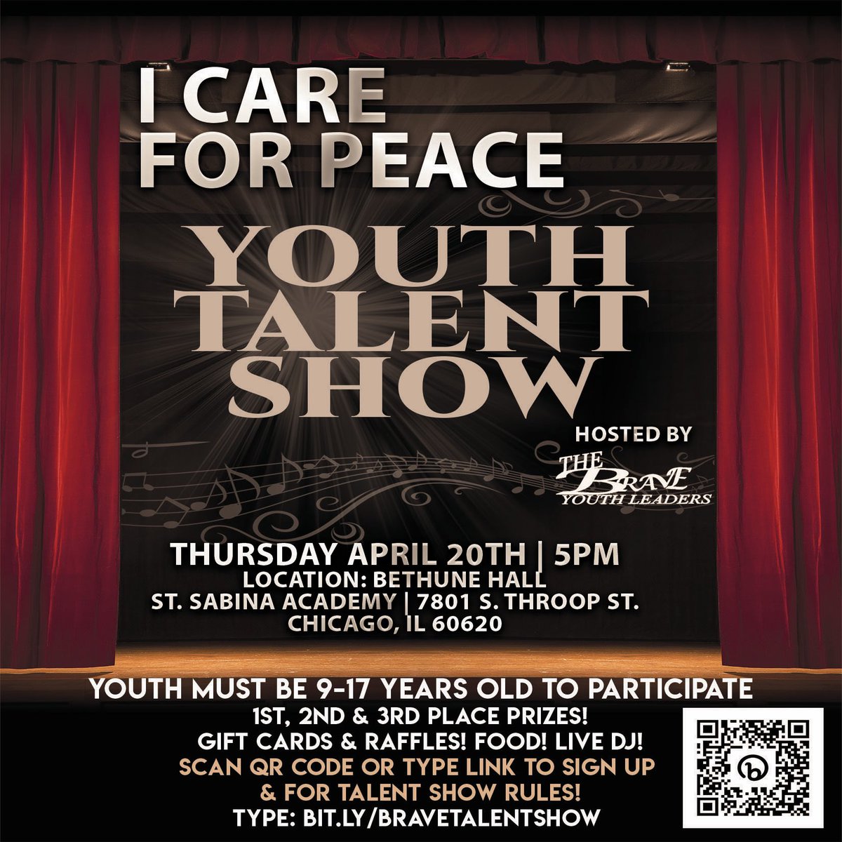 BeBraveChicago's tweet photo. IT’S THAT TIME! 

It’s time for our annual series campaign of youth led peace events: “I CARE FOR PEACE” 2023

Spread the word to as many youth/teens as possible as we are spreading peace &amp; positive vibes!…. https://t.co/LWRsEWmj1V