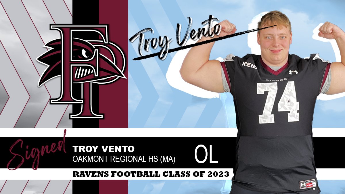 Franklin Pierce Football (@ravens_fb) on Twitter photo . @ravens_fb would like to welcome <a href="/Ventotroy74/">Troy Vento</a> to the Raven football family. <a href="/FPUathletics/">FPU Ravens</a> #nsd23 #LetsFly #TheCALLisComing_23 . @ravens_fb would like to welcome <a href="/Ventotroy74/">Troy Vento</a> to the Raven football family. <a href="/FPUathletics/">FPU Ravens</a> #nsd23 #LetsFly #TheCALLisComing_23