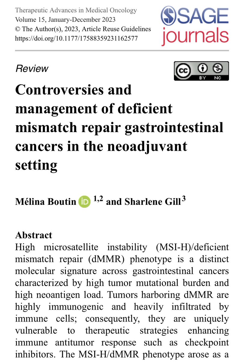 Sharlene Gill, MD, MPH, MBA, FASCO tweet media