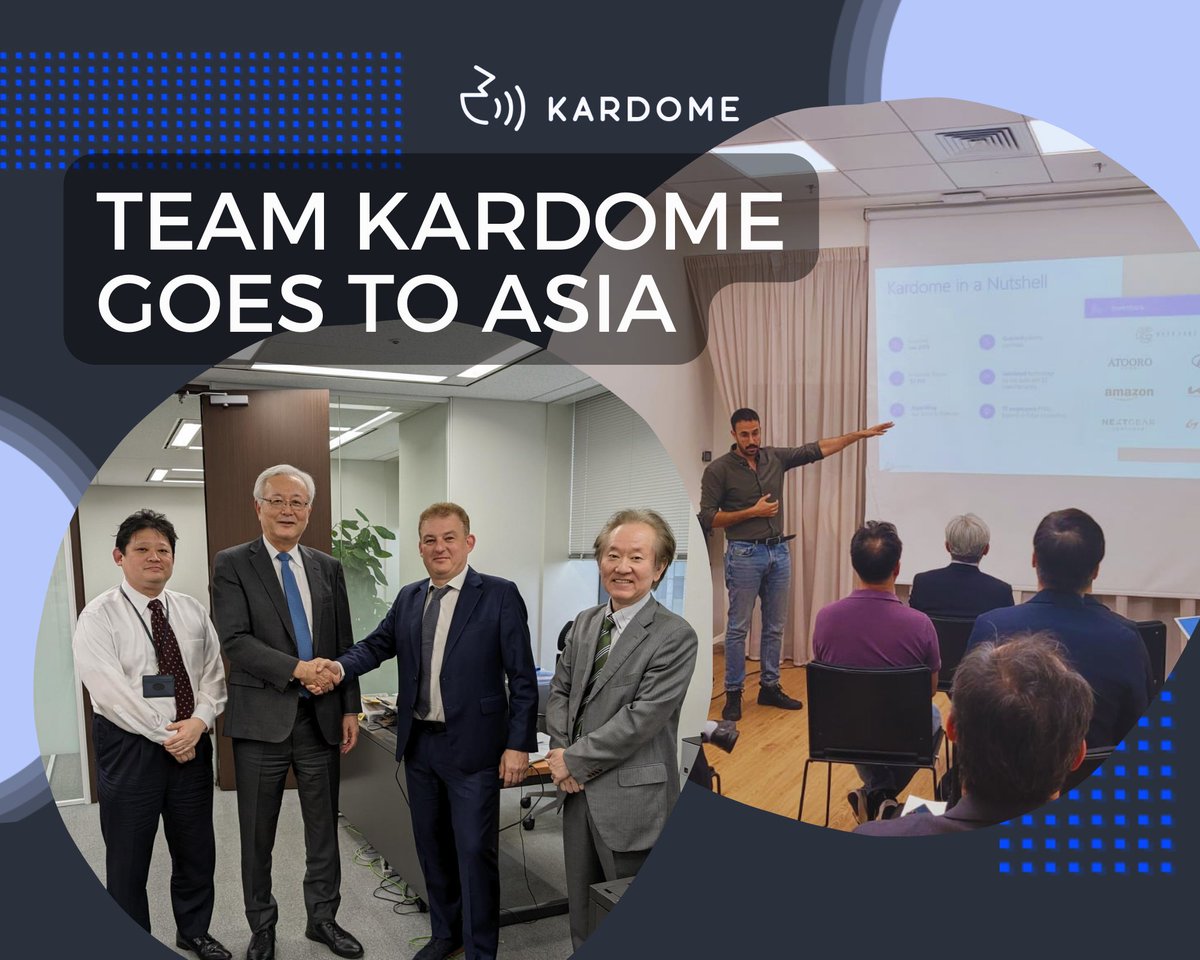 KardomeVUI's tweet image. #TeamKardome is on a roll🔥 meeting with delegations in Asia to talk about Kardome’s #SpatialHearing #voicetechnology. CEO Dani Cherkassky met with @MarklinesC  stakeholders in Japan, while, Ohad Shemen Ariely, VP for Biz Dev &amp;amp; Strategy was in S.Korea
➡️ bit.ly/40BDaRUC