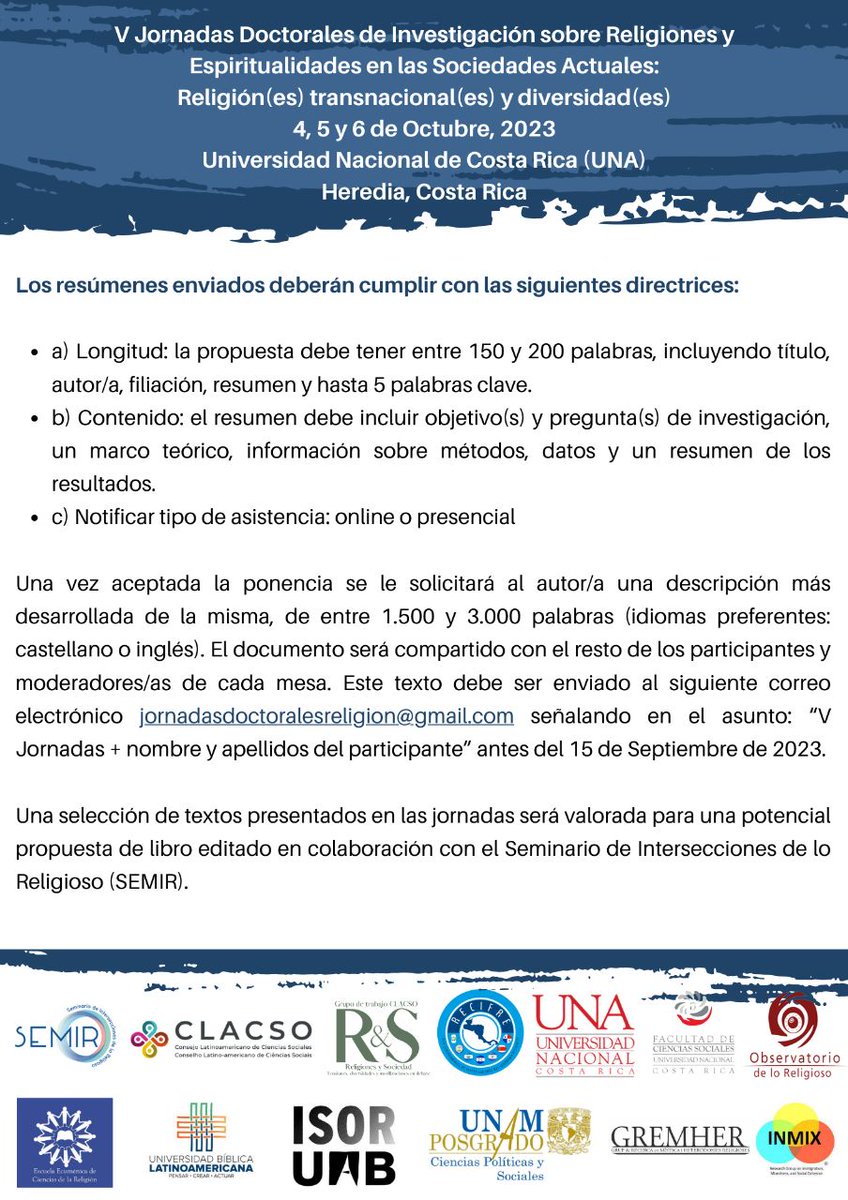 JornadasJIDER's tweet photo. Si eres persona investigadora joven, ¡participa en la convocatoria!
Link 👉 https://t.co/gN03AgzpXv
Registro 👉 https://t.co/vaztqLK12t… 
📅 ¡Hasta el 1 de junio! https://t.co/PgBliSwWkP