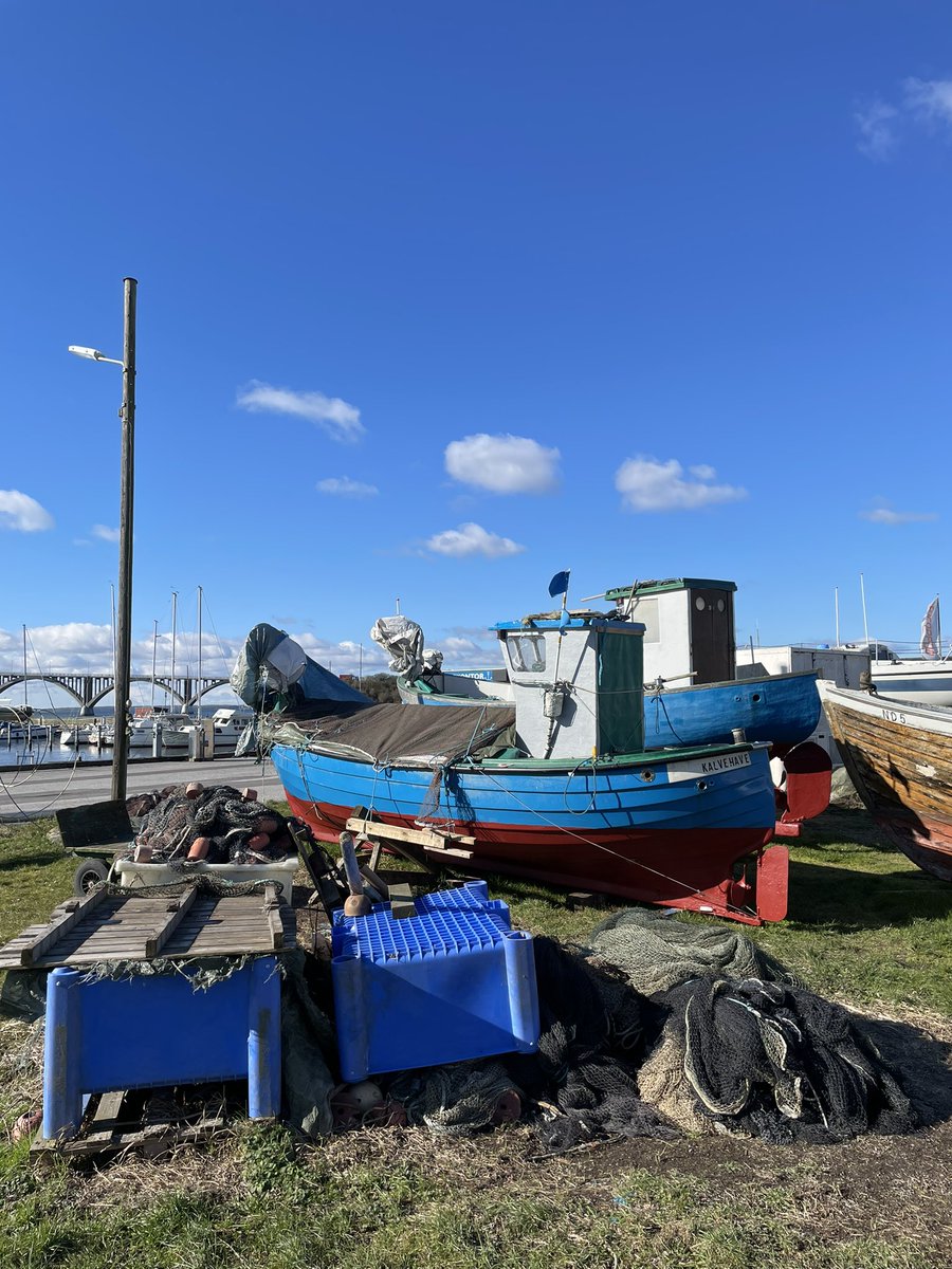 solviwarhaug's tweet photo. #fishingboats #ashore #kalvehave #Denmark #fishing #boating #newseason #seaside #bridge #harbour #harbourbridge https://t.co/xu31VXelpa