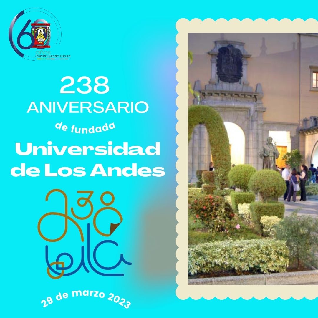 uclave's tweet photo. En 1785 se funda el Seminario San Buenaventura de Mérida, institución de dio luz a la ilustre Universidad de Los Andes
¡Felices #238ULA! https://t.co/9ZjYX7ujJt