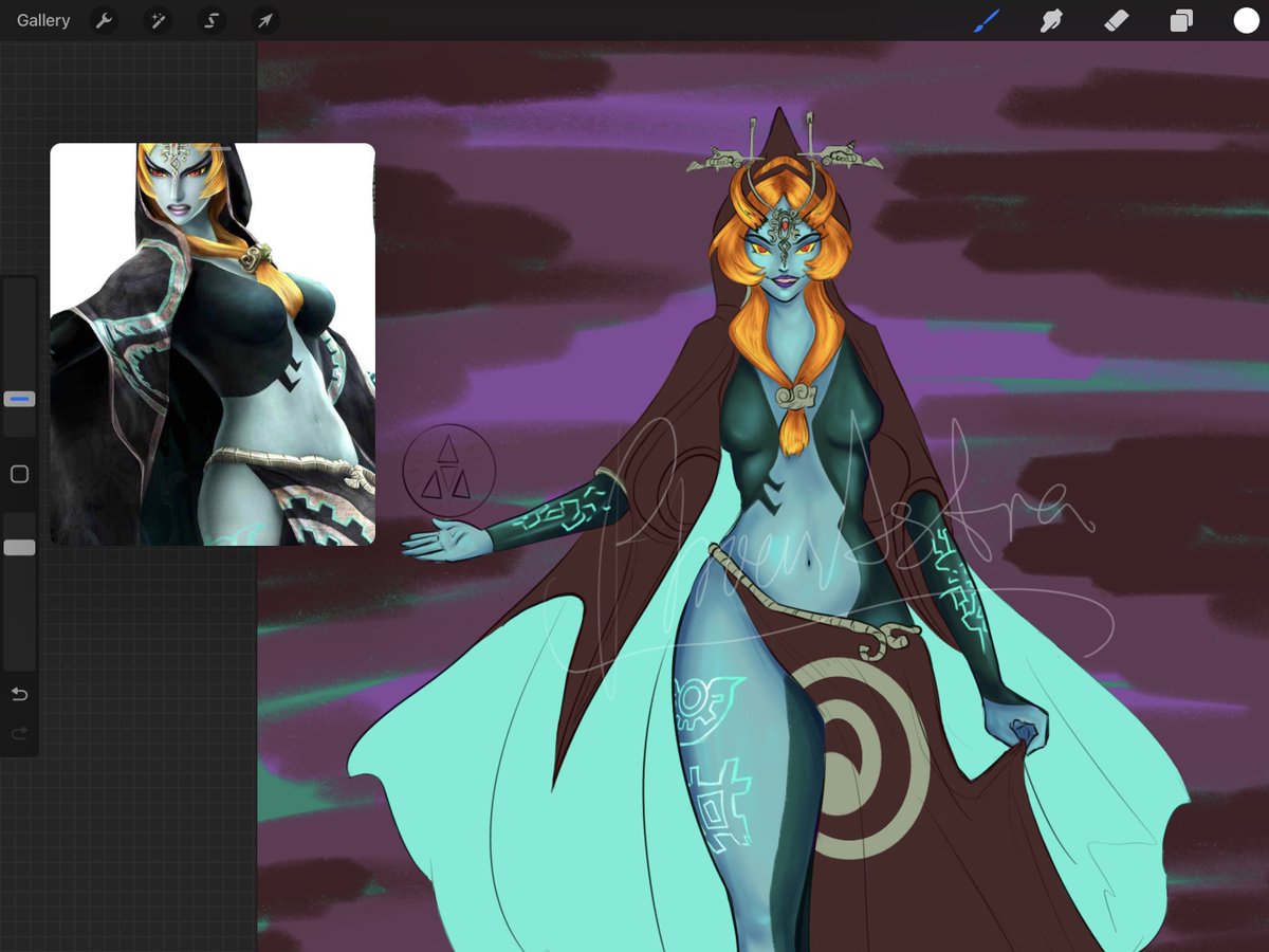 Midna WIP that I started last year 

#Zelda #TwilightPrincess #TOTK #Nintendo #BOTW #Zeldafanart