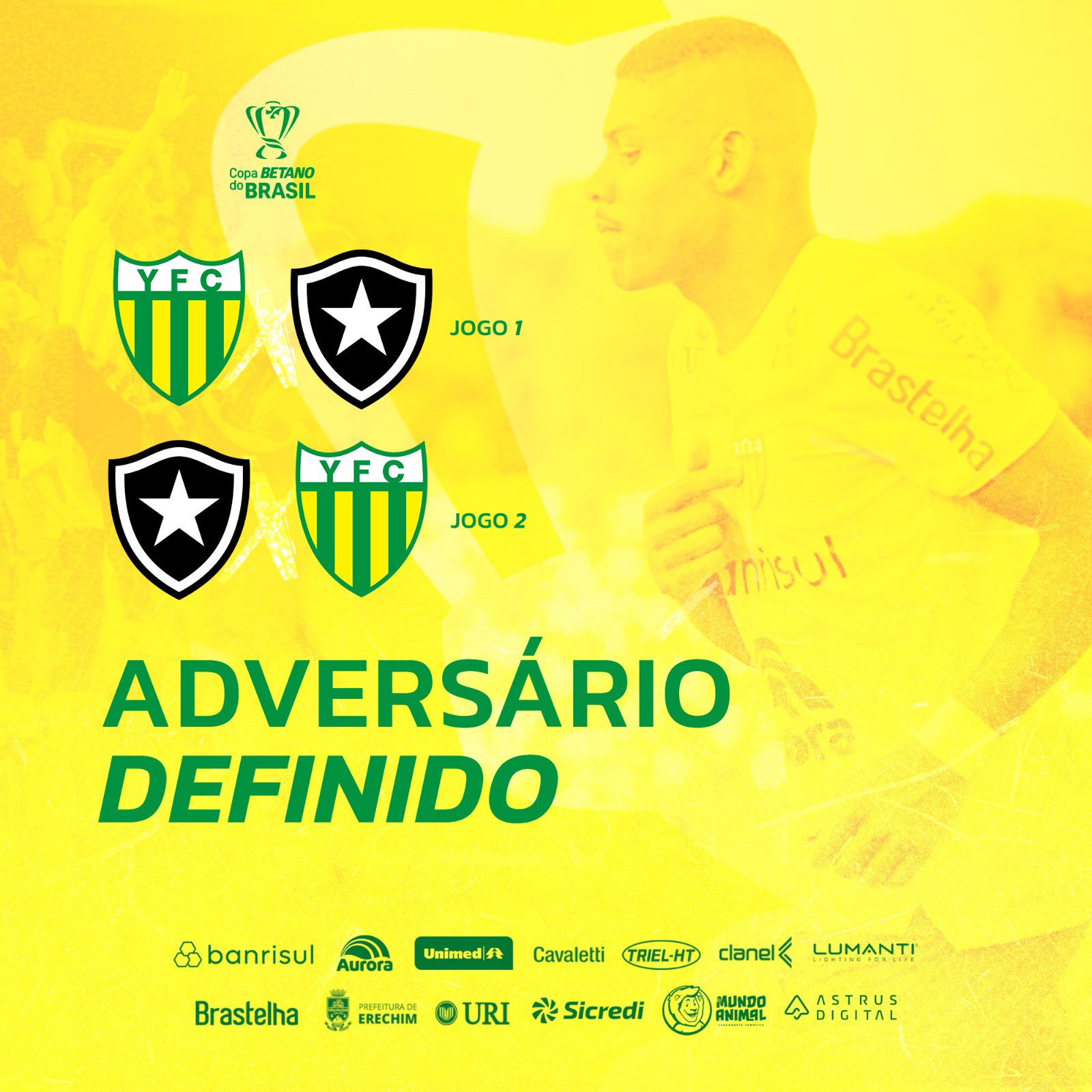 SERVIÇO DE JOGO – YPIRANGA X BRASIL - Ypiranga Futebol Clube