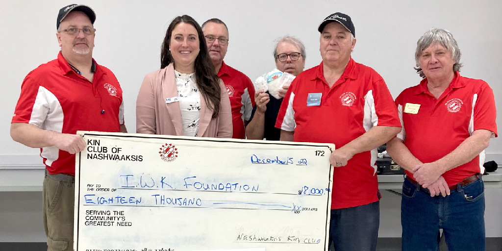 We are beyond grateful to the Kin Club of Nashwaaksis for supporting the IWK and making a difference in the lives of women and children in our region. Read the whole spotlight and learn about their generous donation at bit.ly/3M21gRR