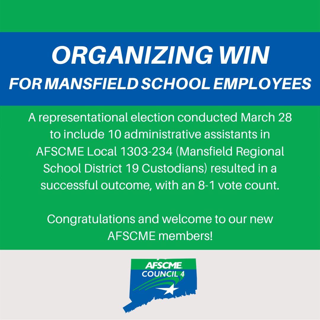 #WinWednesday #AFSCMEStrong #UnionOrganizing