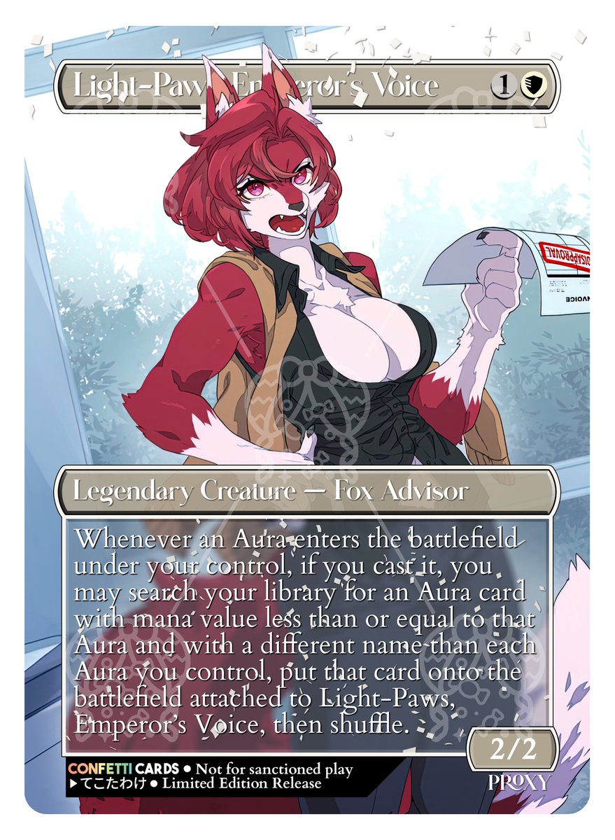 mtg confetti card Bitterblossom (Anime Borderless) (Confetti Foil) [Wilds of Eldraine: E main image 0