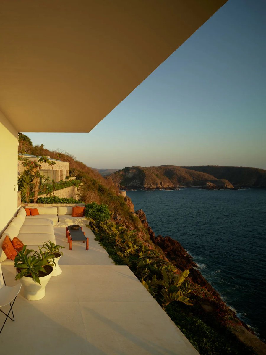 The architecture and interior design of this converted 1980s Mexican villa is truly crème de la crème.