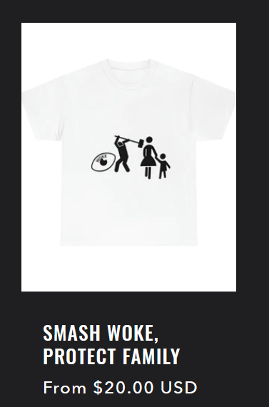 AntiWokeWear's tweet photo. OUR ANTI-WOKE WEAR SHOP IS NOW OPEN!
https://t.co/GD3bybUzGo
PATRIOT OWNED FAMILY MADE.

WE WANT TO GIVE ALL OTHER PATRIOTS AN OUTLET FOR ANTI-WOKE CLOTHES TO AVOID CORRUPT BIG FASHION

ALL SALES GO STRAIGHT TO A SMALL FAMILY FIGHTING TO DEPROGRAM THE TRANS CULT FROM OUR DAUGHTER https://t.co/LnHFEsFevH