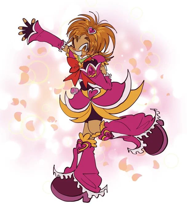 The shining golden flower, cure bloom!! Day 3 #precure 