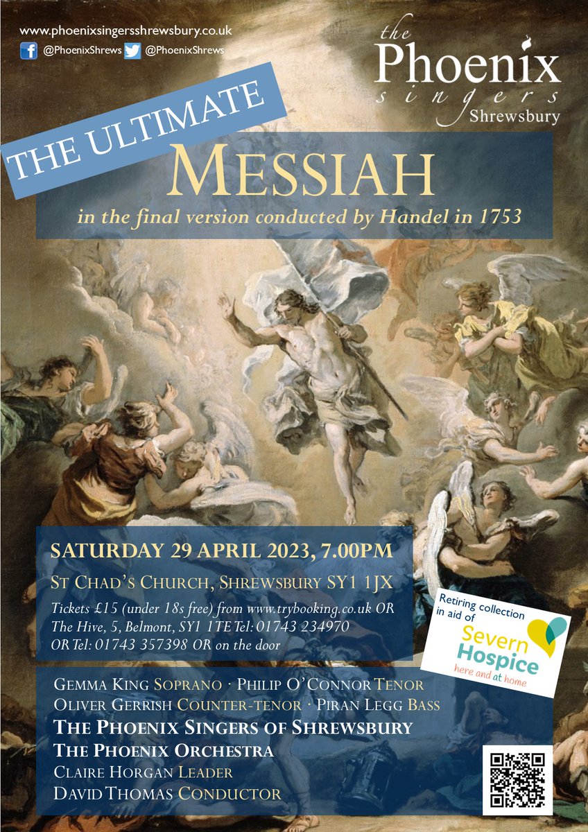 PhoenixShrews's tweet photo. No sooner have we put down our copies of Allegri’s Miserere than we are picking up our well-thumbed scores for Handel’s Messiah! The Messiah, familiar, or not –is always a rich experience for the audience and performers alike. 
Tickets from our website: https://t.co/xVMEz4Zze4 https://t.co/7TEHJMiClU
