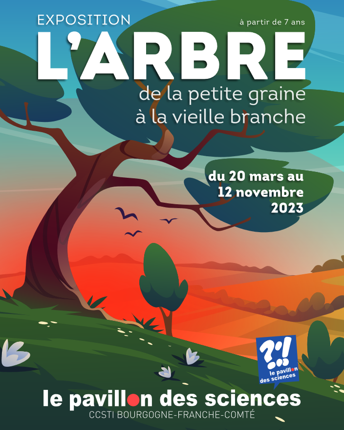 FranckMaas's tweet photo. Le printemps est là et les nouvelles #expos du Pavillon des sciences aussi ! Venez prendre un temps pour apprendre à connaître les #arbres. Bonus : le parc est magnifique au printemps.  Merci @CCSTI_BFC https://t.co/uw7BrXGskj