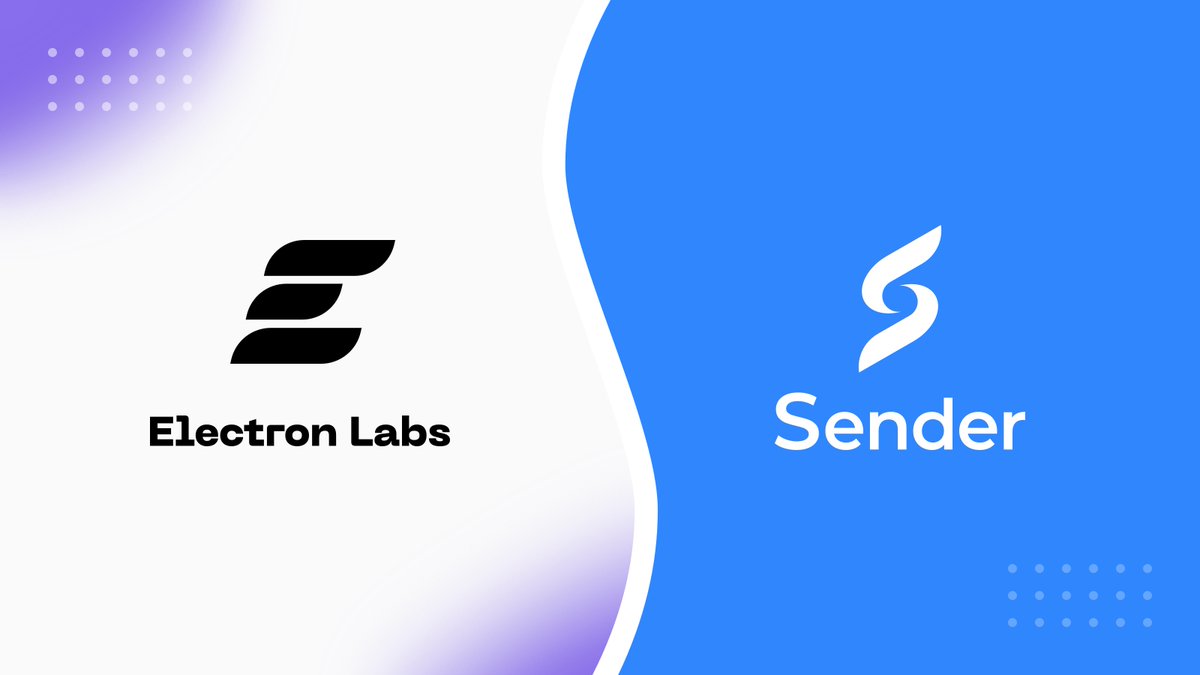 Sender_AI's tweet photo. 🚨 Partnership Announcement🚨

We're thrilled to announce our partnership with @labs_electron🥳 You can now connect to your #NEAR account via Sender to bridge your tokens @ https://t.co/fQVsmgPDI0 🌉 https://t.co/O20ZlweDUD