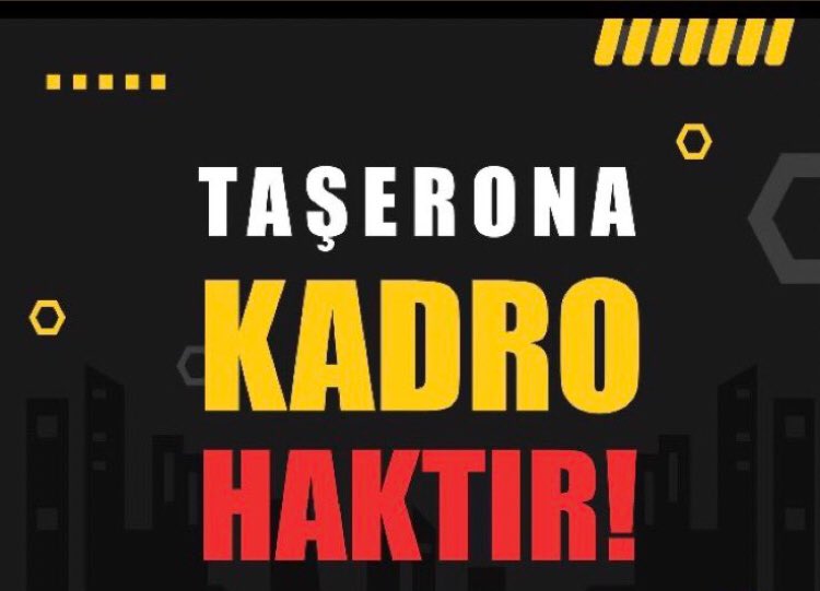 ArtıkSıra TaşeronaKadro

Hakkımız olanı VERECEKMİSİNİZ TAŞERON kalanları 6 yıldaha yalvartacakmısınız bizleri yine ortada mı bırakacaksınız <a href="/vedatbilgn/">Vedat Bilgin</a>