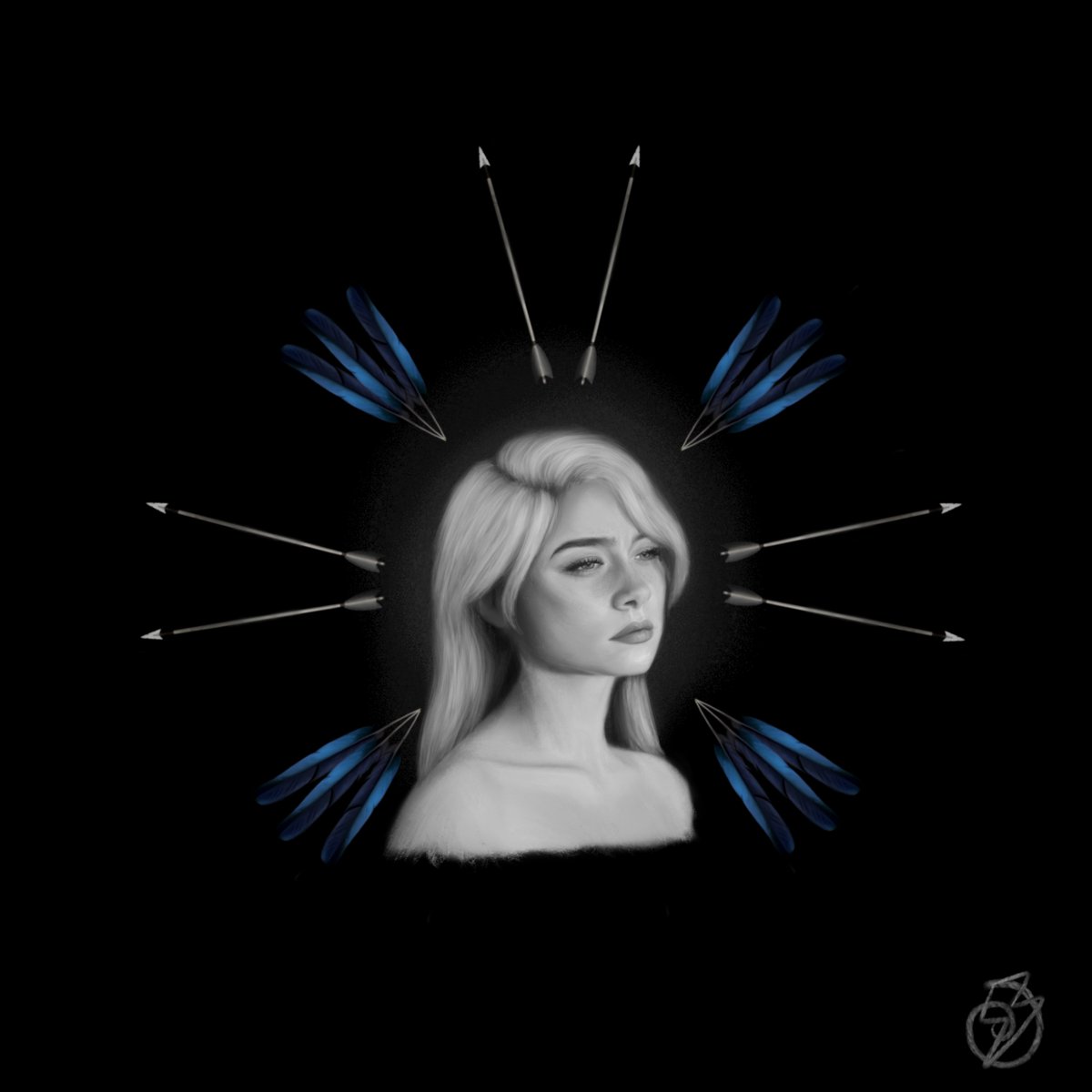 Didn't expect to post this but here's an extension to the Simone artwork I did a few months ago for <a href="/auxidental/">Trey</a> ! The wonderful Madii commissioned me to make an Andi piece that fitted the "Simone" style