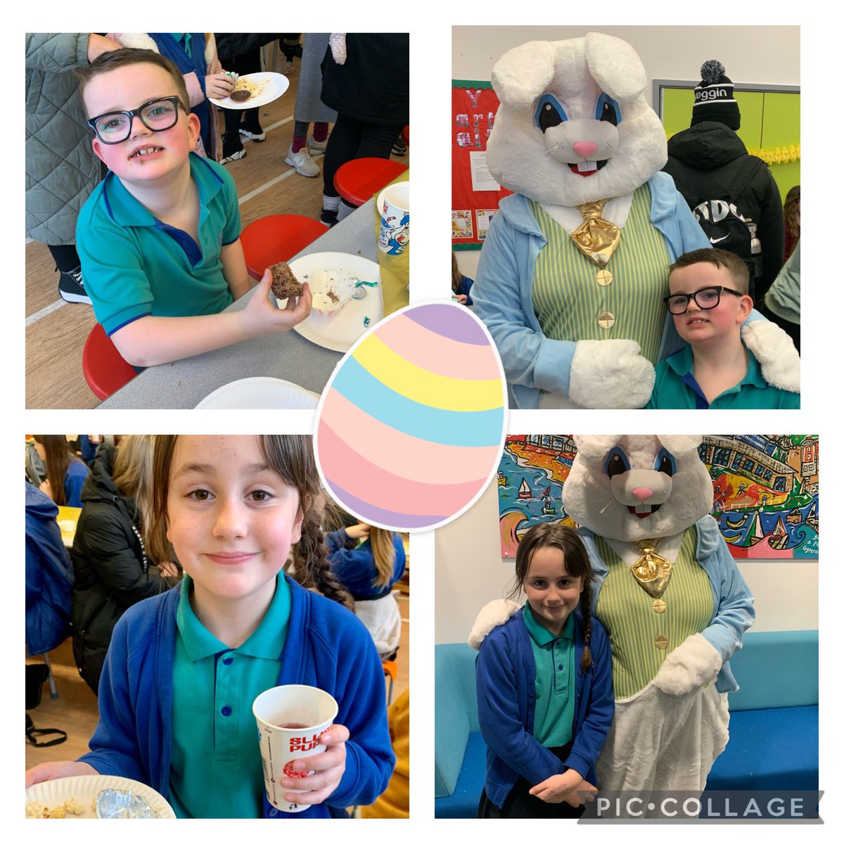 Diolch <a href="/nanttalwg/">Ysgol Y Fro(Cynradd)</a> <a href="/YFroCynraddPTA/">CRhA Ysgol Y Fro Cynradd PTA</a>  We really enjoyed the Easter Party today! 🐰